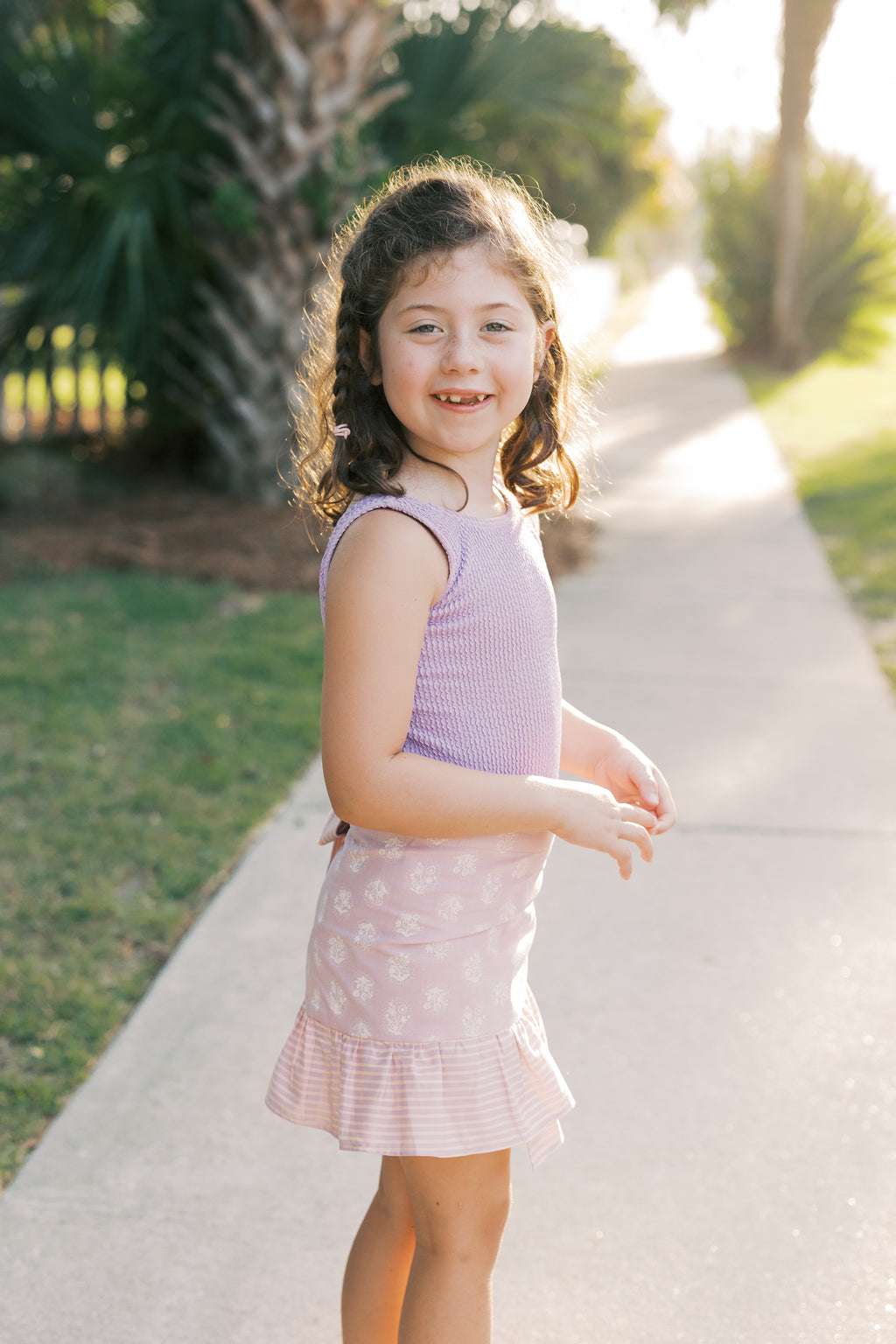 The Mini Skirt in Poppy