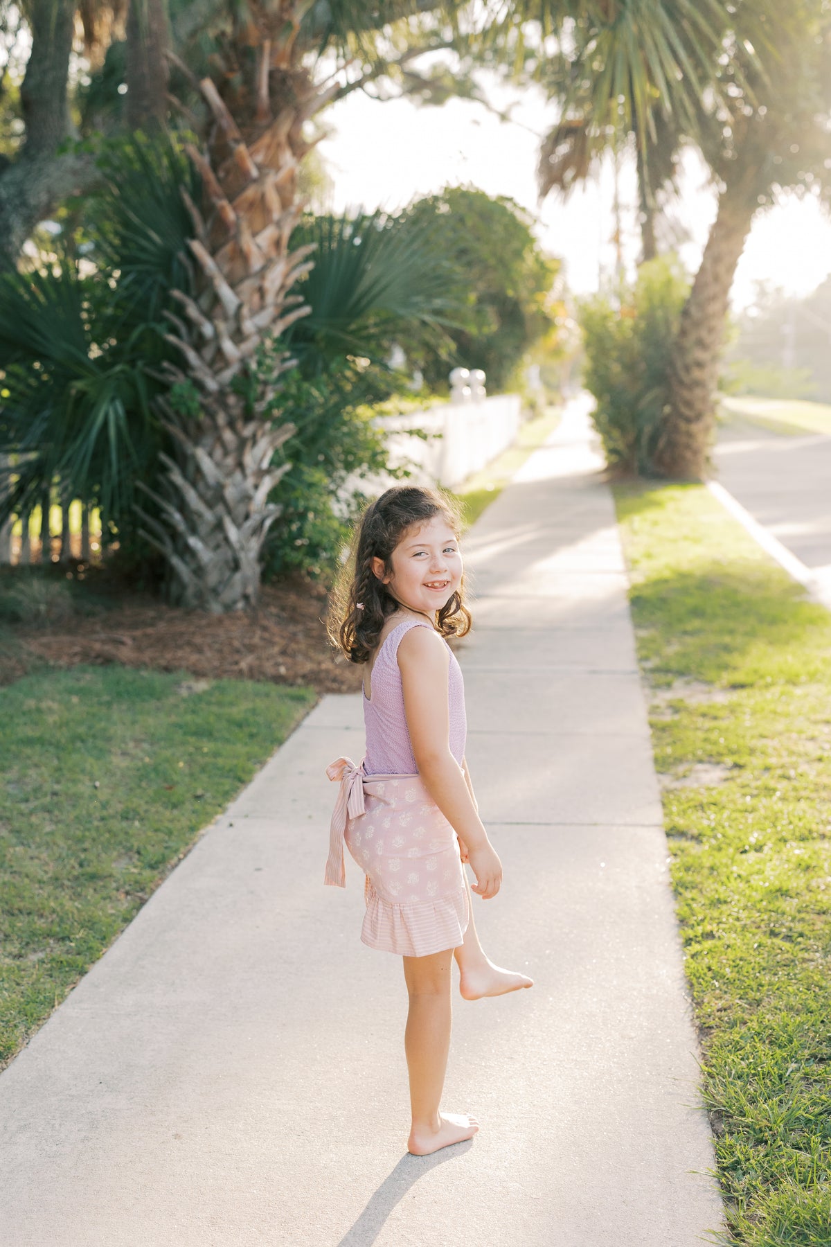 The Mini Skirt in Poppy